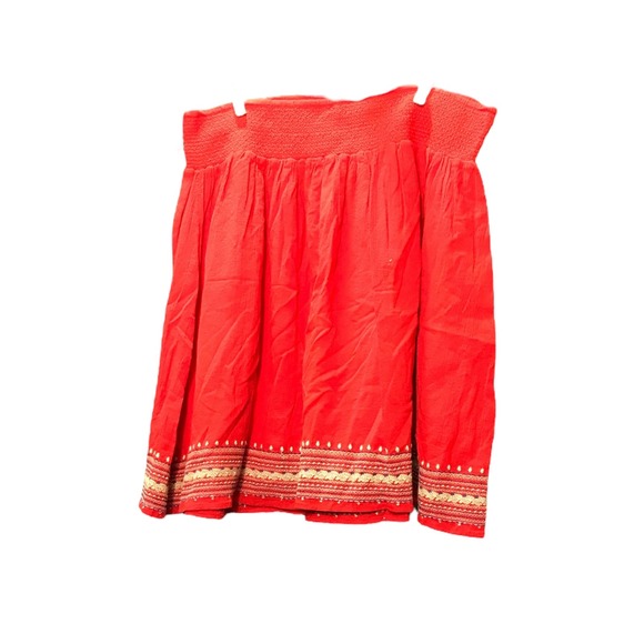 Old Navy Dresses & Skirts - Old Navy Red with White Blue Embroidered‎ Stripe